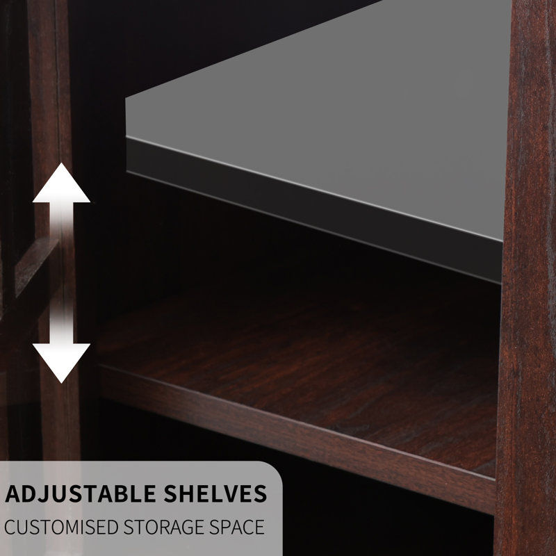 Red Barrel Studio® Boxley Tray Top Frame End Table and BuiltIn Outlets